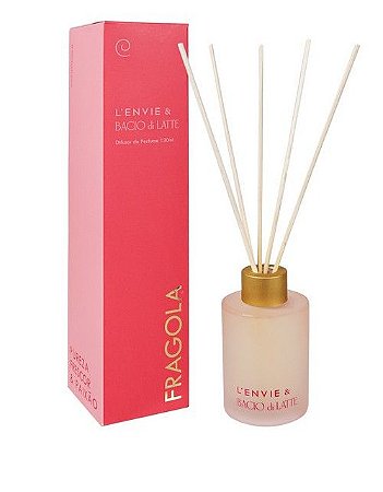 DIFUSOR DE PERFUME BACIO DI LATTE FRAGOLA - 130ML LENVIE