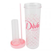 COPO CANUDO COM INFUSOR 700ML - DIVA CLASSICA UATT