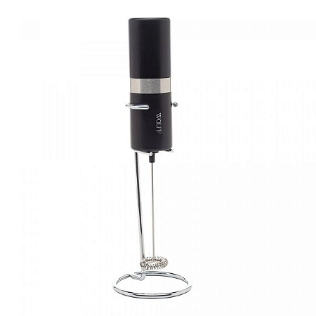 MIXER ELETRICO P/BEBIDAS ACO INOX E PLASTICO C/SUPORTE WOLFF