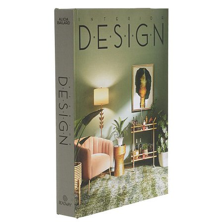 CAIXA LIVRO DECORATIVO MDF DESIGN VERDE 32cm