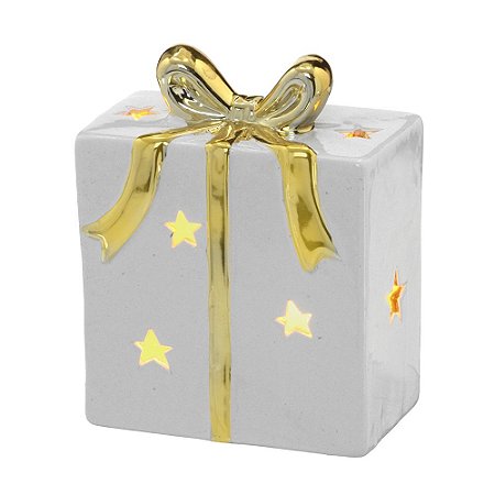 CAIXA NATALINA COM LUZ