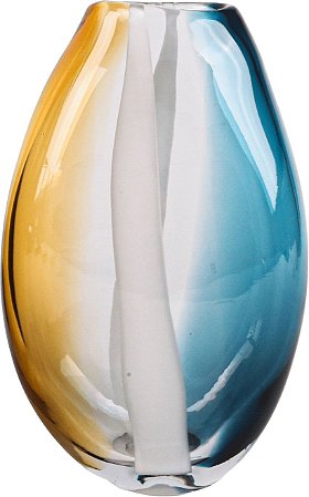 VASO DE VIDRO MURANO COLOR MAIDA 34cm