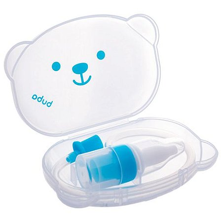 ASPIRADOR NASAL URSINHO INCOLOR E AZUL BUBA