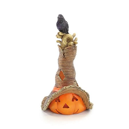 CHAOEU DECORATIVO ABOBORA ESPANTALHO HALLOWEEN