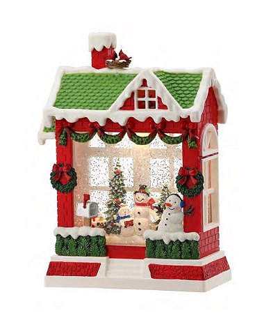 VILA NATALINA CASINHA DE NEVE DO PAPAI NOEL BONECO DE NEVE