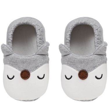 PANTUFA RAPOSA CINZA - 12 A 18 MESES BUBA