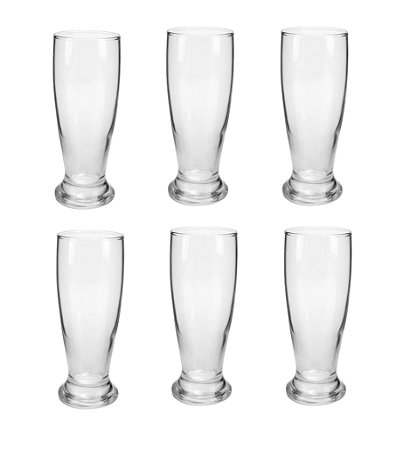 Jg 6 Copos Chopp Vidro 200ml Taça Tulipa Cerveja Incolor