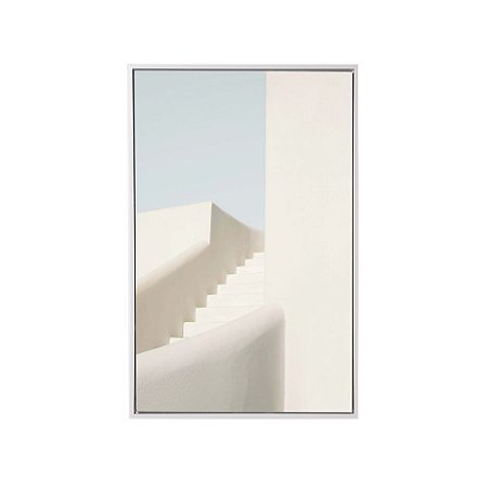 QUADRO EM CANVAS ESTAMPA ESCADARIA ABSTRATA MART