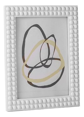 PORTA-RETRATOS EM POLIRRESINA - 15X20 BRANCO MART