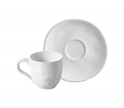 CJ 6 XICARAS DE CAFE ORGANICO NEW WHITE 120ml PORTO BRASIL