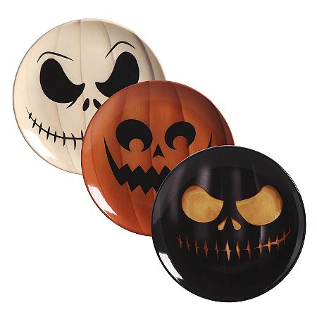 CJ 6 PRATOS DE SOBREMESA COUP TRICK OR TREAT PORTO BRASIL