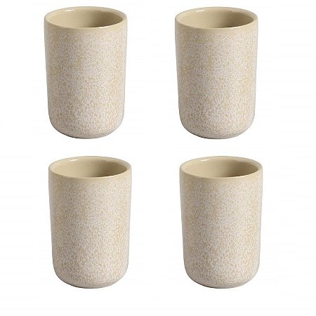 CJ 4 COPO NEO STONEWARE LATTE 220ML PORTO BRASIL