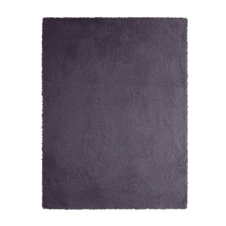 TAPETE SALA/QUARTO FELPUDO LISO MELODY 47x90cm CINZA JOLITEX