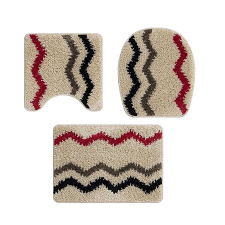 JG TAPETE 3PCS PARA BANHEIRO TOP PLUS FRISS PALHA JOLITEX