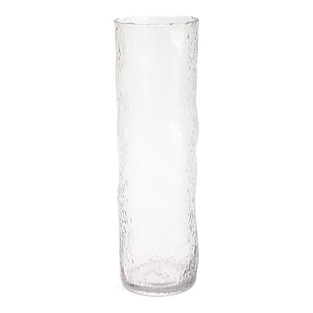 VASO CILINDRO EM VIDRO IRREGULAR MART 38cm