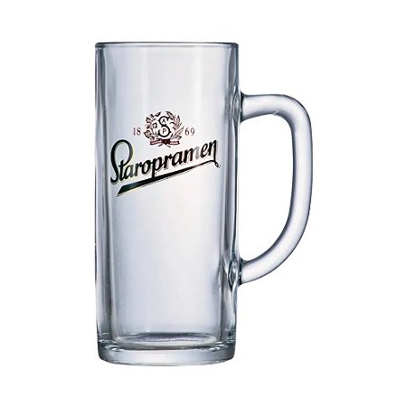 Caneca de Vidro Cerveja Staropramen 500ml Licenciado