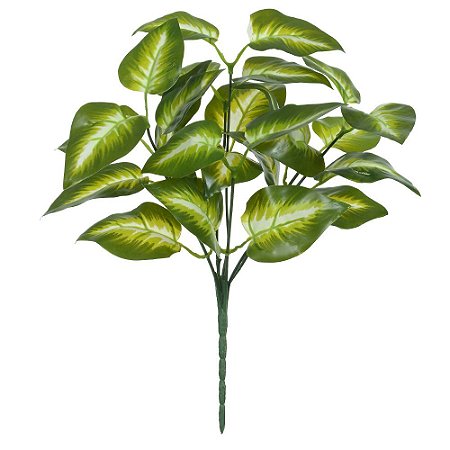 FOLHAGEM COMIGO NINGUEM PODE VERDE TOQUE REAL 30CM