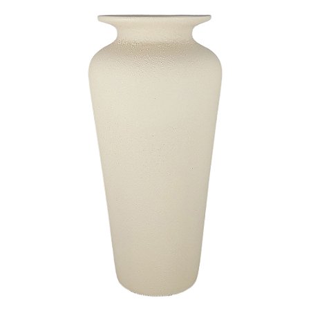 VASO AURORA I EM CERAMICA CREME - 30CM