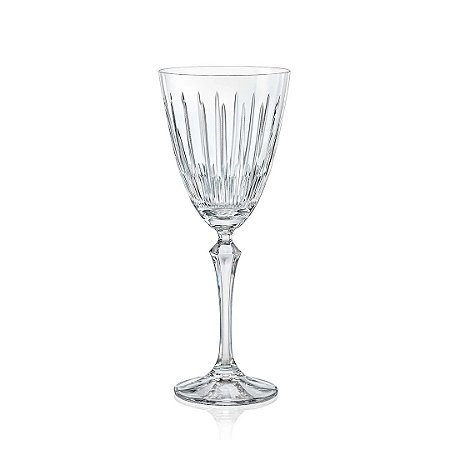 TACA P/AGUA CRISTAL LAPIDADO ELIZABETH BOHEMIA 350ml TRANSP