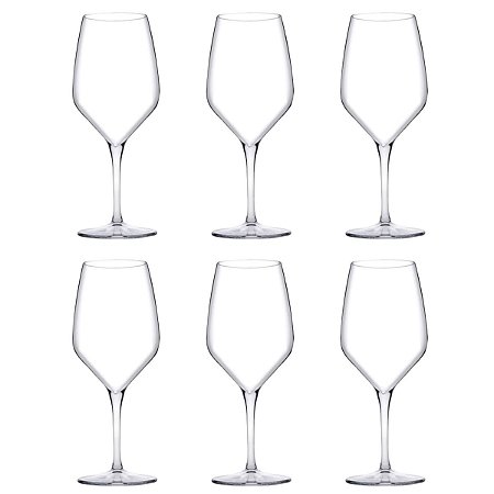JG DE 6 TACAS PARA VINHO LINHA NAPA PASABAHCE EM VIDRO 580ml
