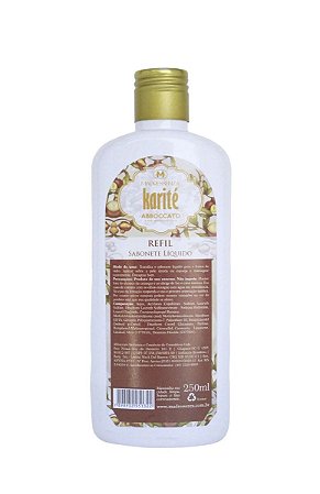 REFIL SABONETE LIQUIDO KARITE 250ML - MADRESSENZA