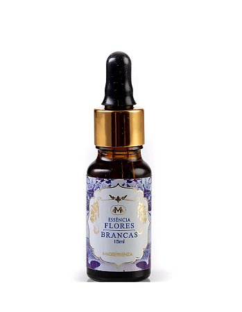 ESSENCIA PARA AROMATIZADOR FLORES BRANCAS 15ML - MADRESSENZA