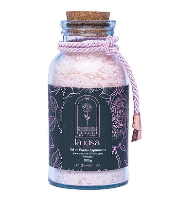 SAL DE BANHO ESPUMANTE LA ROSA 300G - MADRESSENZA
