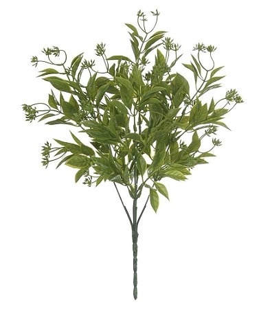 FOLHAGEM GRASS X25 GALHOS VERDE 36cm