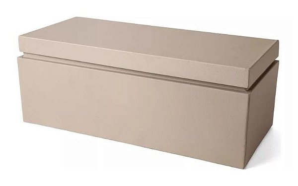 CAIXA EM METAL OFF WHITE MART 30cm