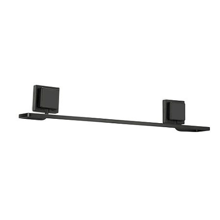 PORTA TOALHA DE BANHO EM AÇO PIATINA BLACK 3M - ARTHI