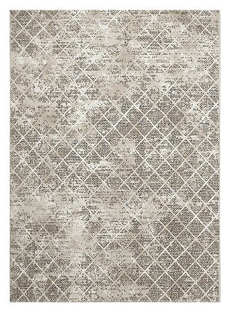 TAPETE DECOR DOLCE FIT BEGE E MARROM 250x350cm JOLITEX