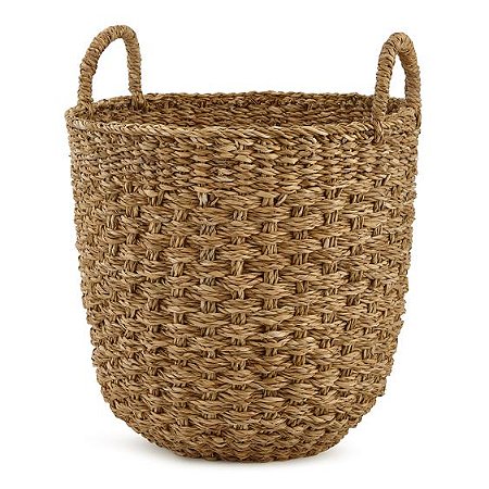 CESTO DECORATIVO FIBRA NATURAL MART 48CM