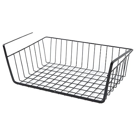 CESTO SUSPENSO ORGANIZADOR MADRID 40x24,5cm MEK PRETO
