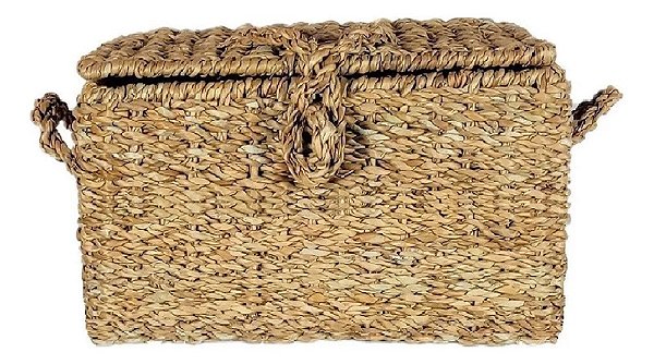 CESTO DECORATIVO EM SEAGRASS TAUANE P
