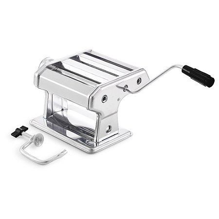 MAQUINA DE MACARRAO MANUAL PASTA EM INOX C/ REGULAGEM MEK