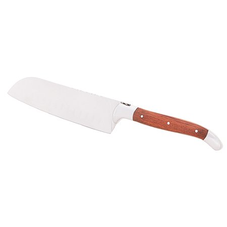 FACA SANTOKU CABO DE MADEIRA E ACO INOX LAGUIOLE BY WOLFF