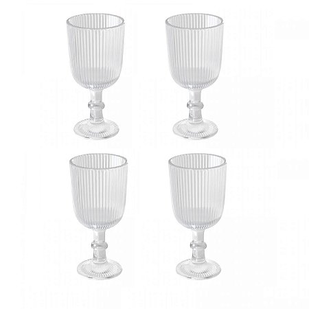 CJ 4 TACAS DE VIDRO PARA LICOR LINES 75ML - WOLFF