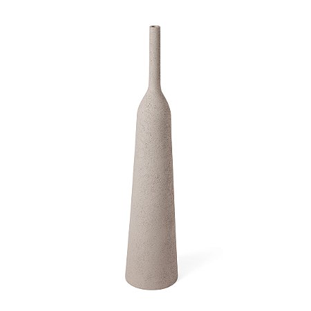 VASO EM POLIRRESINA CINZA MART 63cm