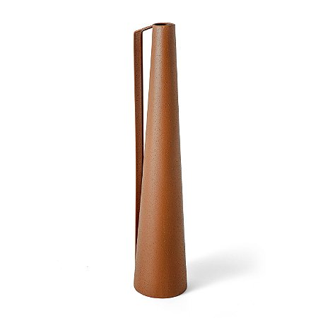 VASO EM METAL CARAMELO MART 54,5cm