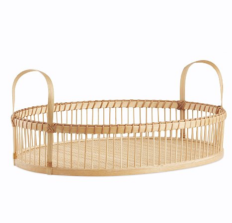 BANDEJA EM BAMBU BEGE MART 30cm