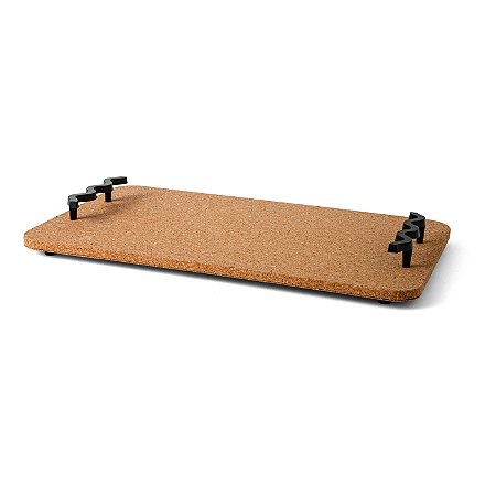 BANDEJA EM MDF COM REVESTIMENTO EM CORTICA MART 42cm