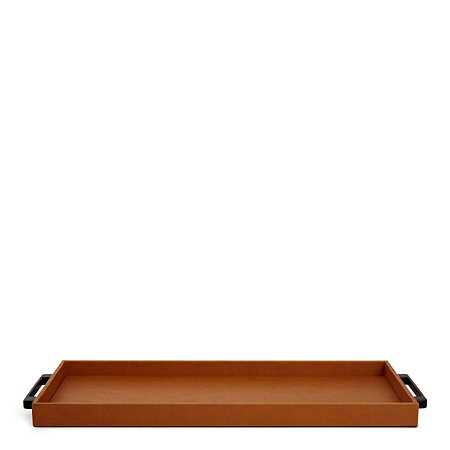BANDEJA EM MDF COM REVESTIMENTO SINTETICO MARROM MART 52cm