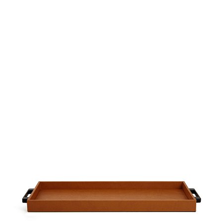 BANDEJA EM MDF COM REVESTIMENTO SINTETICO MARROM MART 49cm