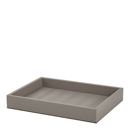 BANDEJA EM MDF COM REVESTIMENTO SINTETICO CINZA MART 29CM