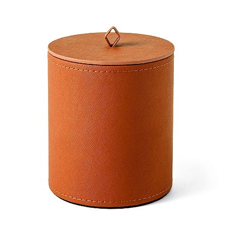 CAIXA COM REVESTIMENTO EM PU CARAMELO MART 12,5x10cm