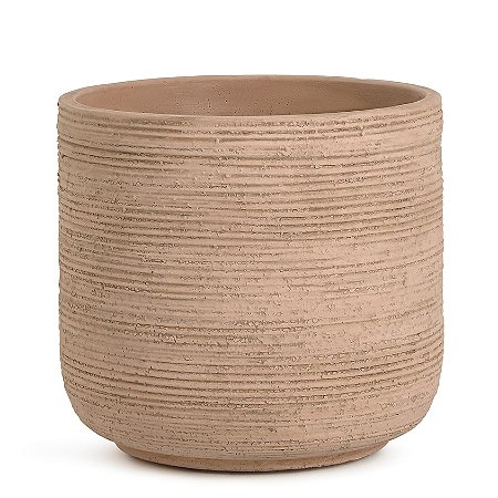 CACHEPOT EM CIMENTO BEGE MART 16,5cm
