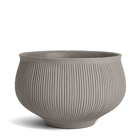 CACHEPOT EM CIMENTO CINZA MART 13,5CM