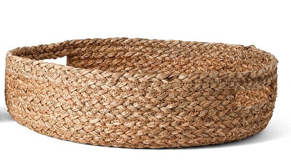 CESTO BANDEJA EM FIBRA NATURAL MART 36cm