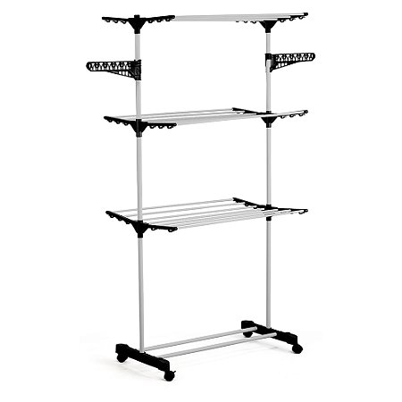 VARAL DE CHAO DOBRAVEL VERTICAL ELEVARE 80CM X 57CM X 165CM