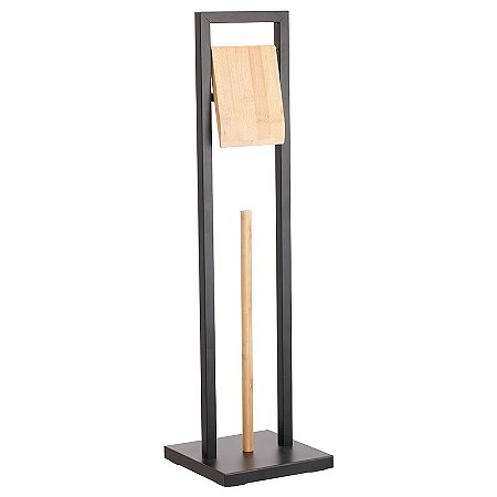 PORTA PAPEL HIGIENICO BAMBU NERO - 68,8cm